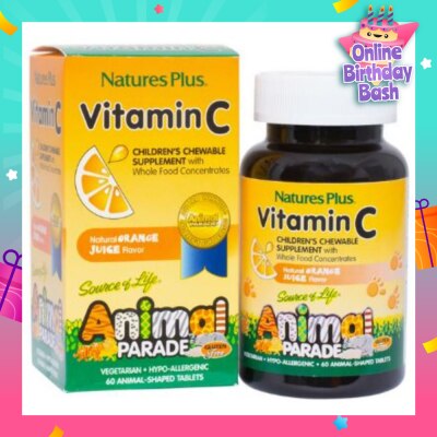 NATURE'S PLUS Children's Vitamin C Chewable 60's