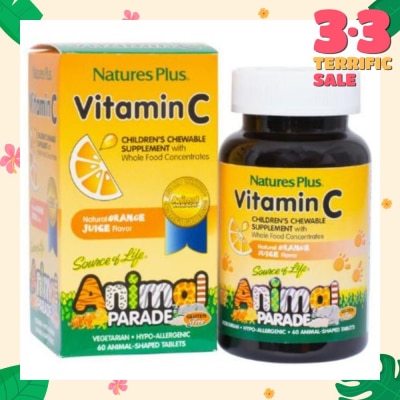 NATURE'S PLUS Children's Vitamin C Chewable 60's