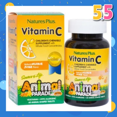 NATURE'S PLUS Children's Vitamin C Chewable 60's