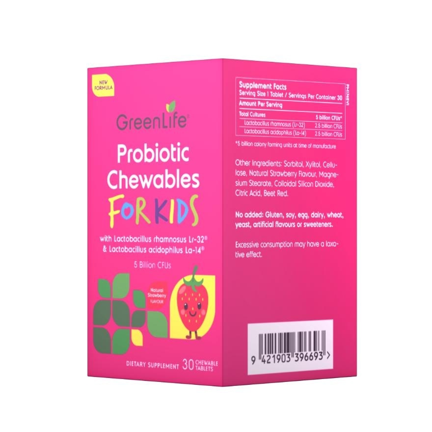Probiotic Chewables Tablets For Kids 30s