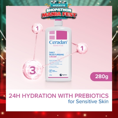 CERADAN - Daily Moisturising Cream for Sensitive Skin 280g