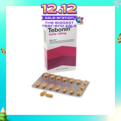 TEBONIN Forte 120mg Film Coated Tablets 30s