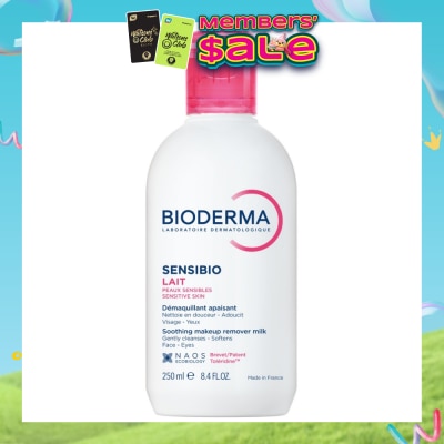 BIODERMA - Sensibio Lait Soothing Cleansing Milk (Facial Non-Rinse Cleanser for Sensitive Skin)  250ml