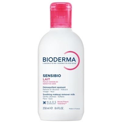 BIODERMA Sensibio Lait Soothing Cleansing Milk (Facial Non-Rinse Cleanser for Sensitive Skin)  250ml