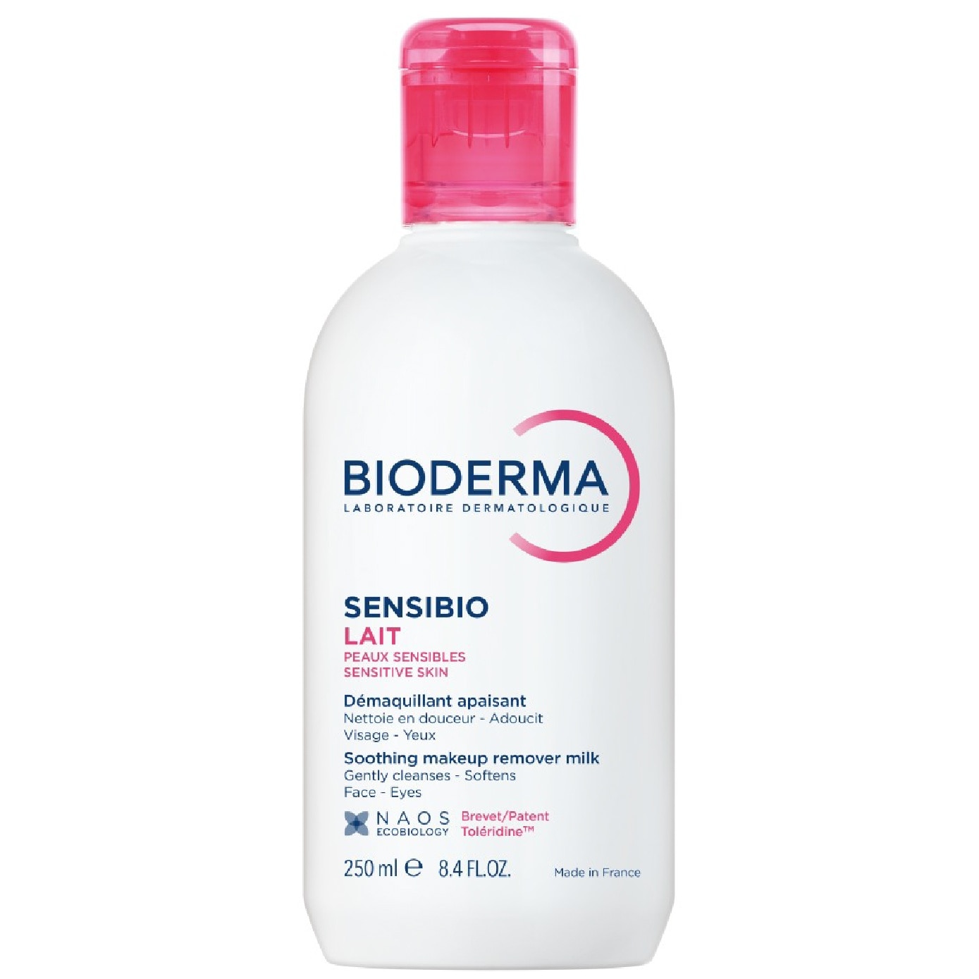 Sensibio Lait Soothing Cleansing Milk (Facial Non-Rinse Cleanser for Sensitive Skin)  250ml
