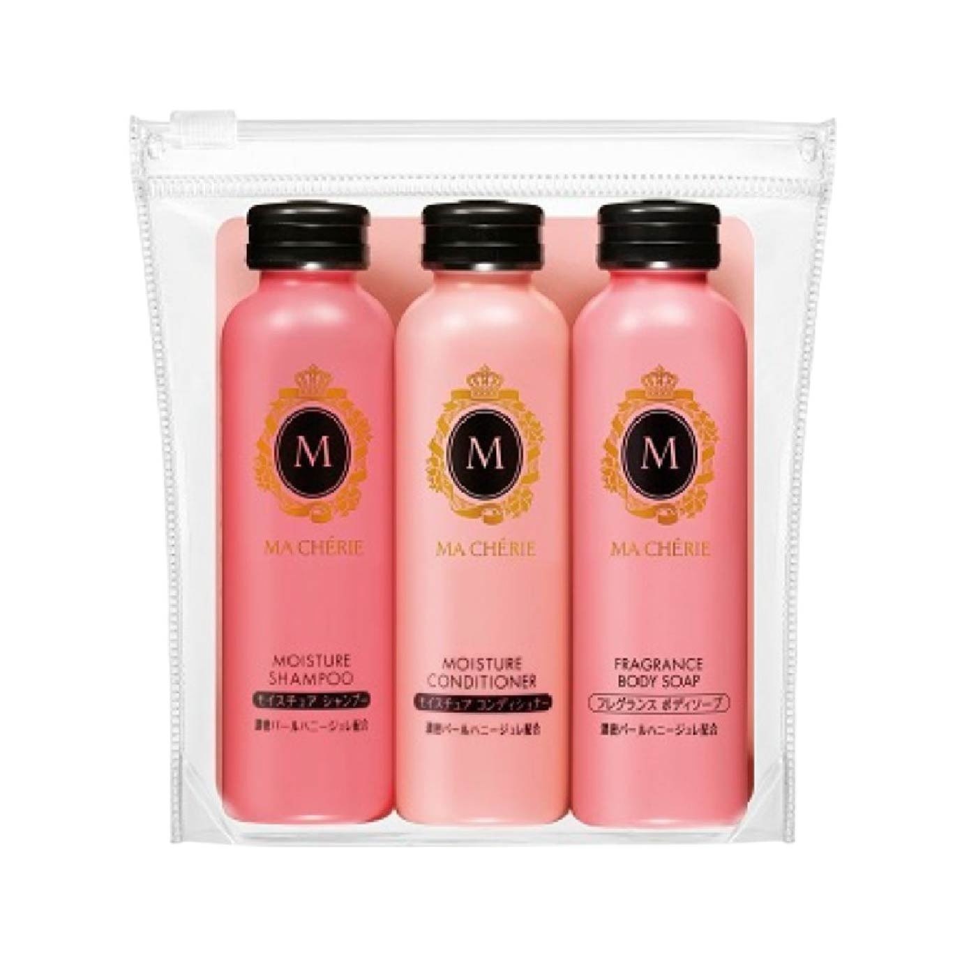 Moisture Travel + Senka Facial Cleanser + Fino Hair Mask Bundle Set 1s image