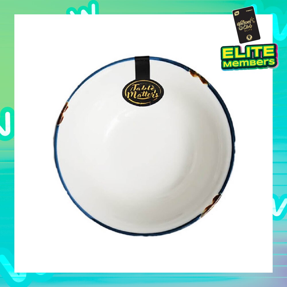 Enamel Blue 4.8 inch Bowl EB10048 (Lead And Cadmium Free + Microwave + Oven + Dishwasher Safe) 0.14kg