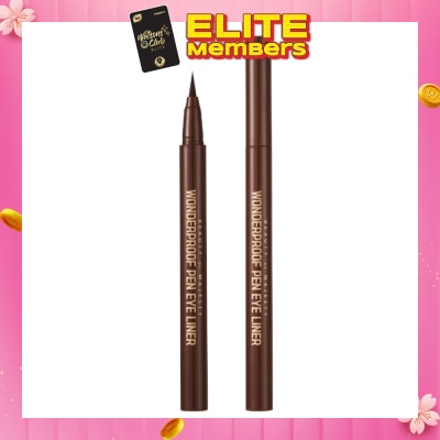 BEAUTY OF MAJESTY Wonderproof Pen Eye Liner #03 Soft Brown 0.5g