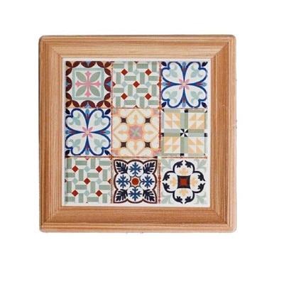 TABLE MATTERS Peranakan Cup Coaster PC61040F - F (Set of 2) 1s