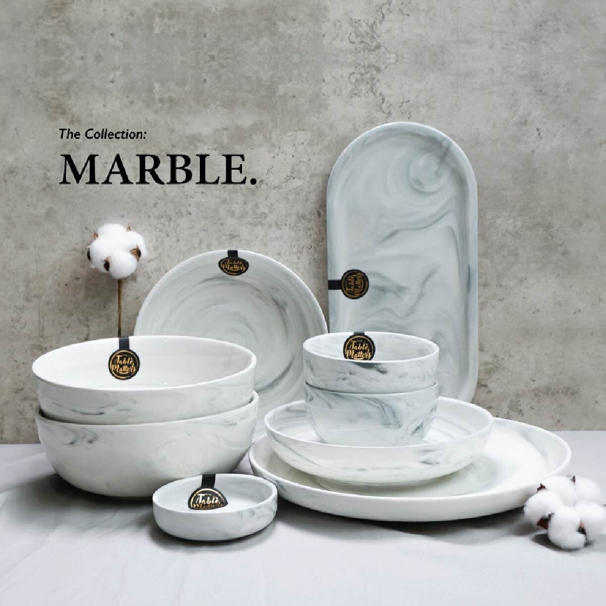 4 inch Marble Round Saucer MB01009 (Set of 4) 1s