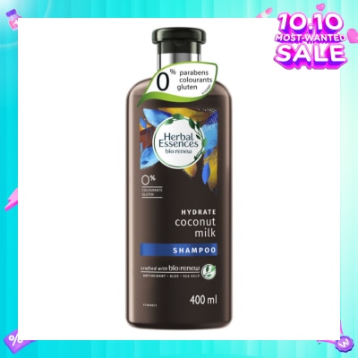 HERBAL ESSENCES Bio Renew Hydrate Coconut Milk Shampoo 400ml
