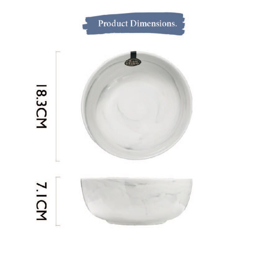 7 inch Soup Bowl MB10070 Marble 1s