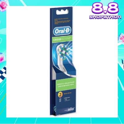 ORAL-B Power Brush Set CrossAction Refill 2 Count