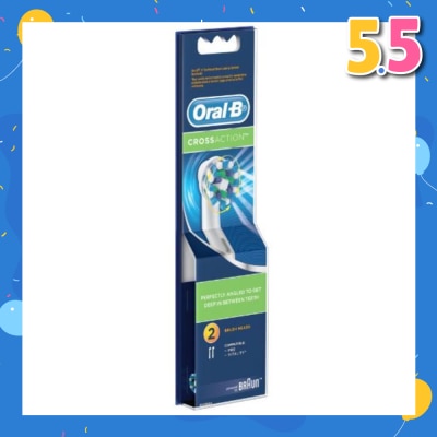 ORAL-B Power Brush Set CrossAction Refill 2 Count