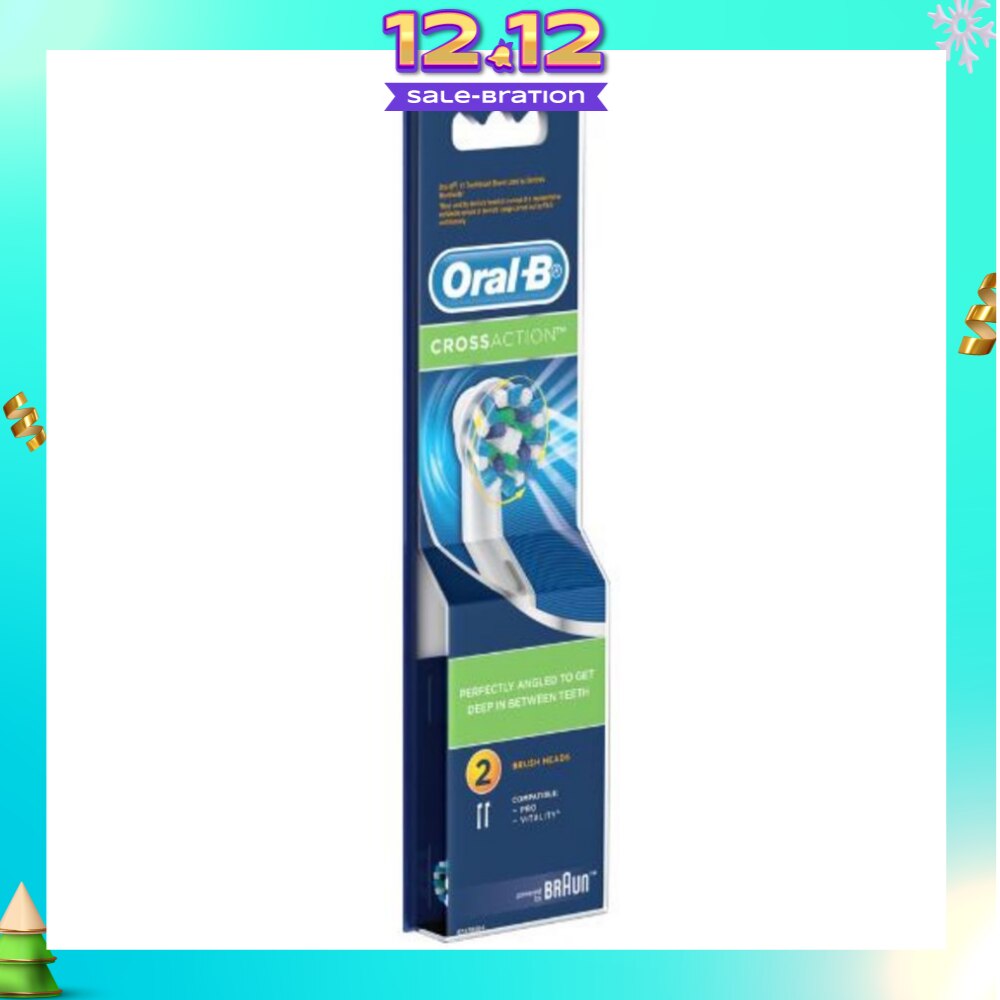 Power Brush Set CrossAction Refill 2 Count