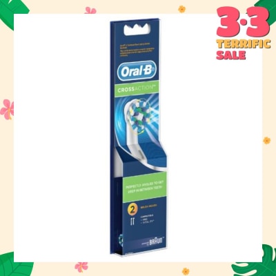 ORAL-B Power Brush Set CrossAction Refill 2 Count