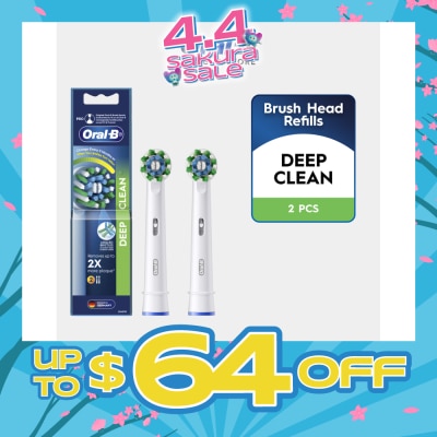 ORAL-B - Deep Clean Electric Toothbrush Replacement Head 2s