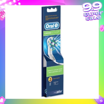ORAL-B Power Brush Set CrossAction Refill 2 Count