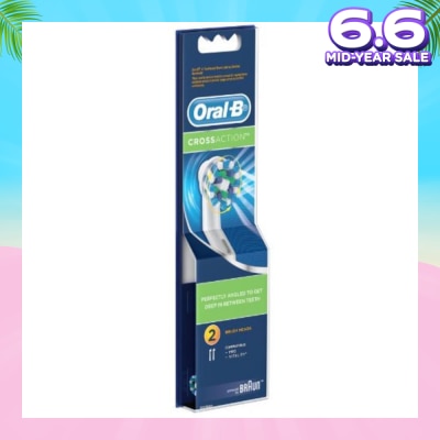 ORAL-B Power Brush Set CrossAction Refill 2 Count