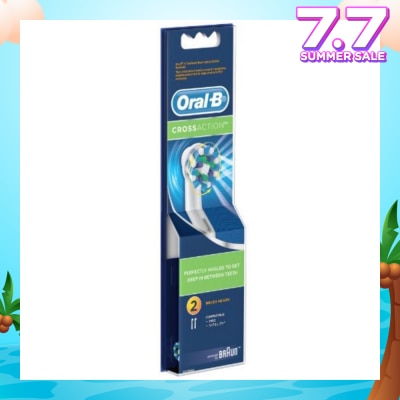 ORAL-B Power Brush Set CrossAction Refill 2 Count