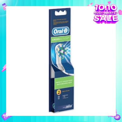 ORAL-B Power Brush Set CrossAction Refill 2 Count