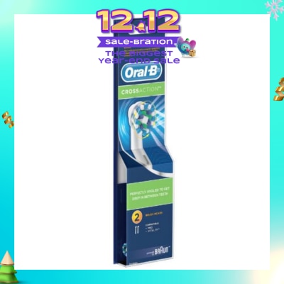 ORAL-B Power Brush Set CrossAction Refill 2 Count