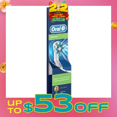ORAL-B Deep Clean Electric Toothbrush Replacement Head 2s