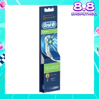 ORAL-B Power Brush Set CrossAction Refill 2 Count