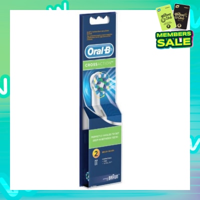 ORAL-B Power Brush Set CrossAction Refill 2 Count
