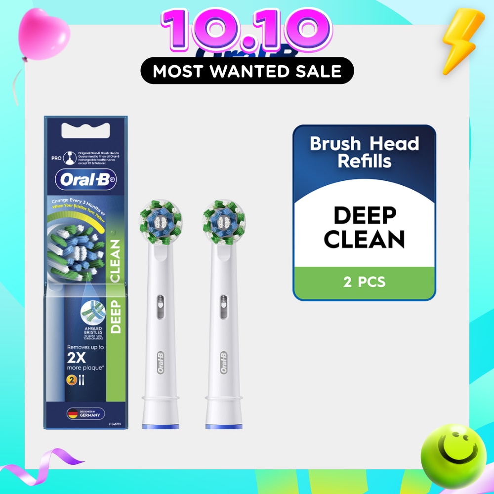 Deep Clean Electric Toothbrush Replacement Head 2s image