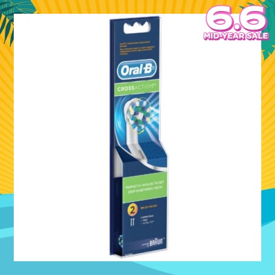 ORAL-B Power Brush Set CrossAction Refill 2 Count