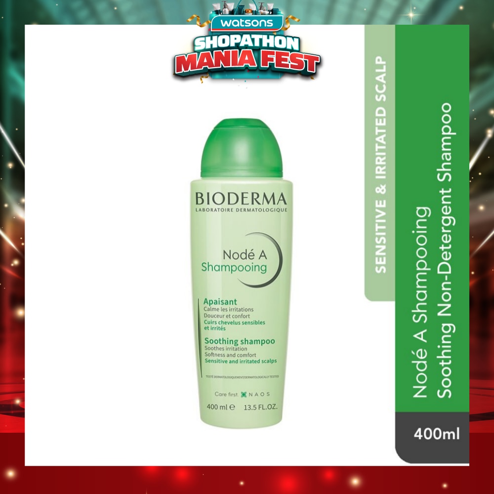 Node A Shampooing Soothing Non-Detergent Shampoo (Sensitive and Irritated Scalp) 400ml