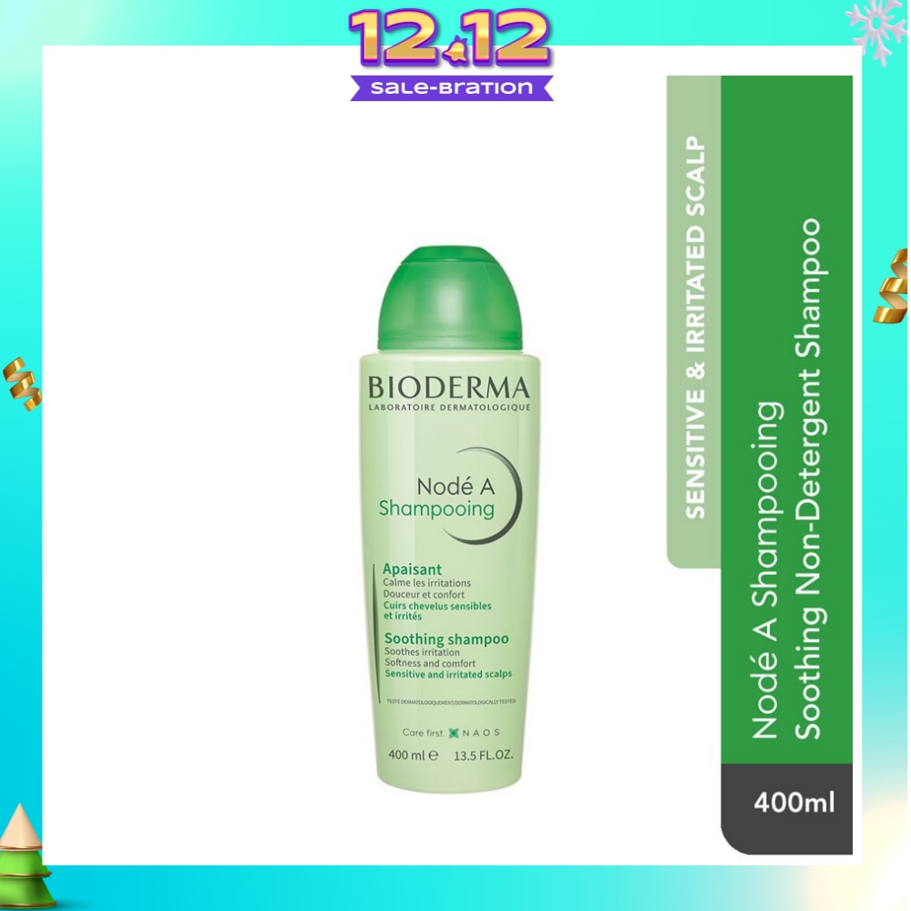 Node A Shampooing Soothing Non-Detergent Shampoo (Sensitive and Irritated Scalp) 400ml