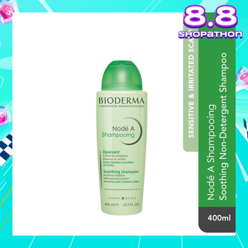 Node A Shampooing Soothing Non-Detergent Shampoo (Sensitive and Irritated Scalp) 400ml