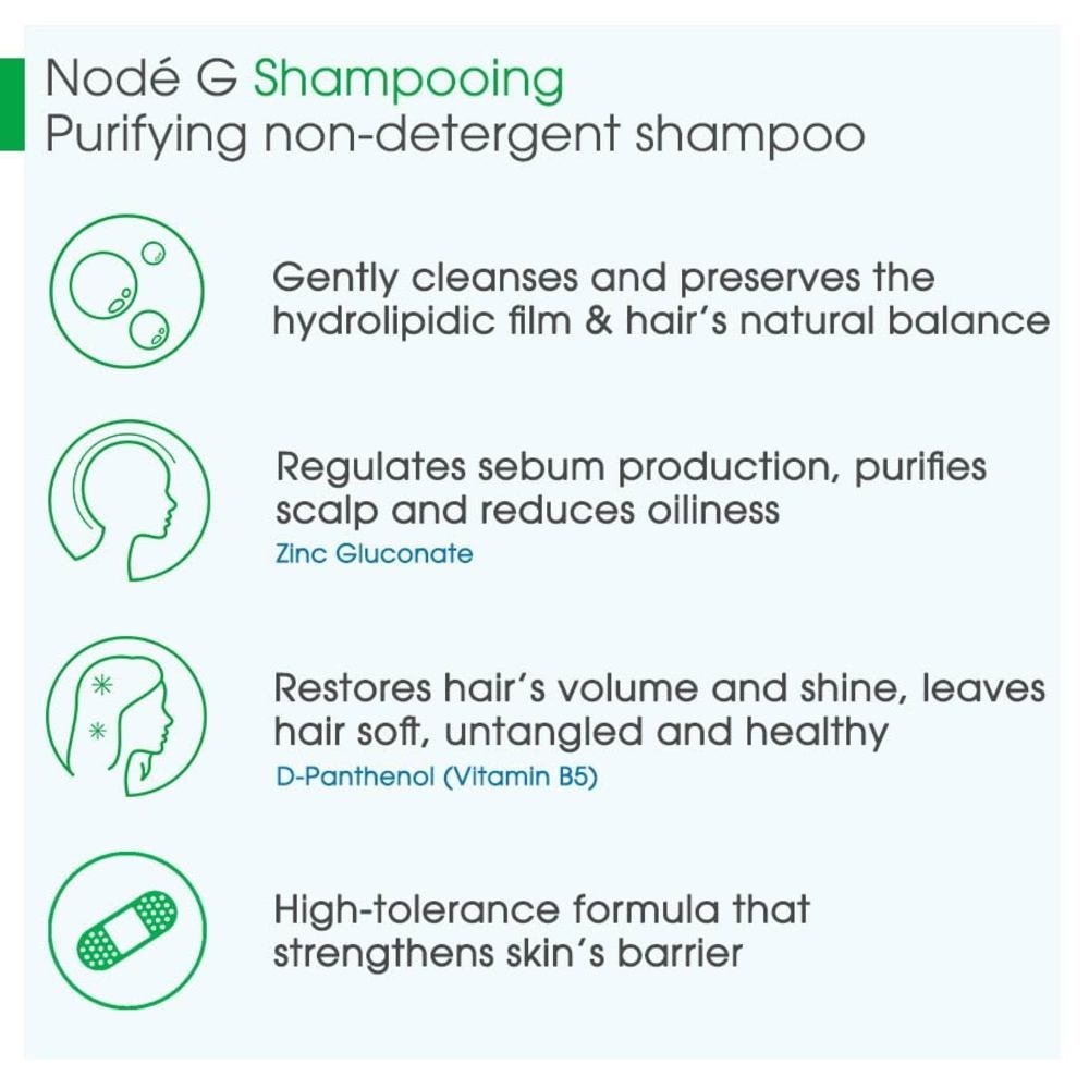 Node G Shampooing Purifying Non-Detergent Shampoo (Oily Hair and Scalp) 400ml