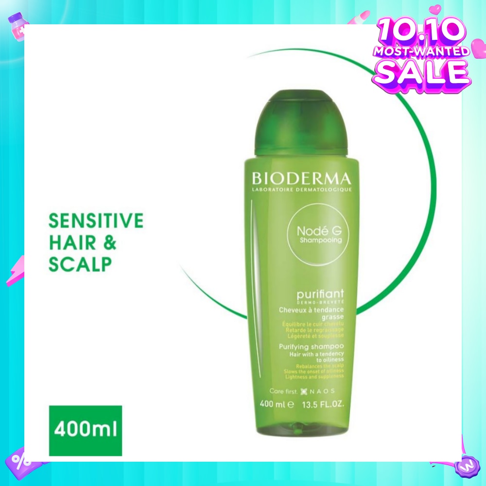 Node G Shampooing Purifying Non-Detergent Shampoo (Oily Hair and Scalp) 400ml