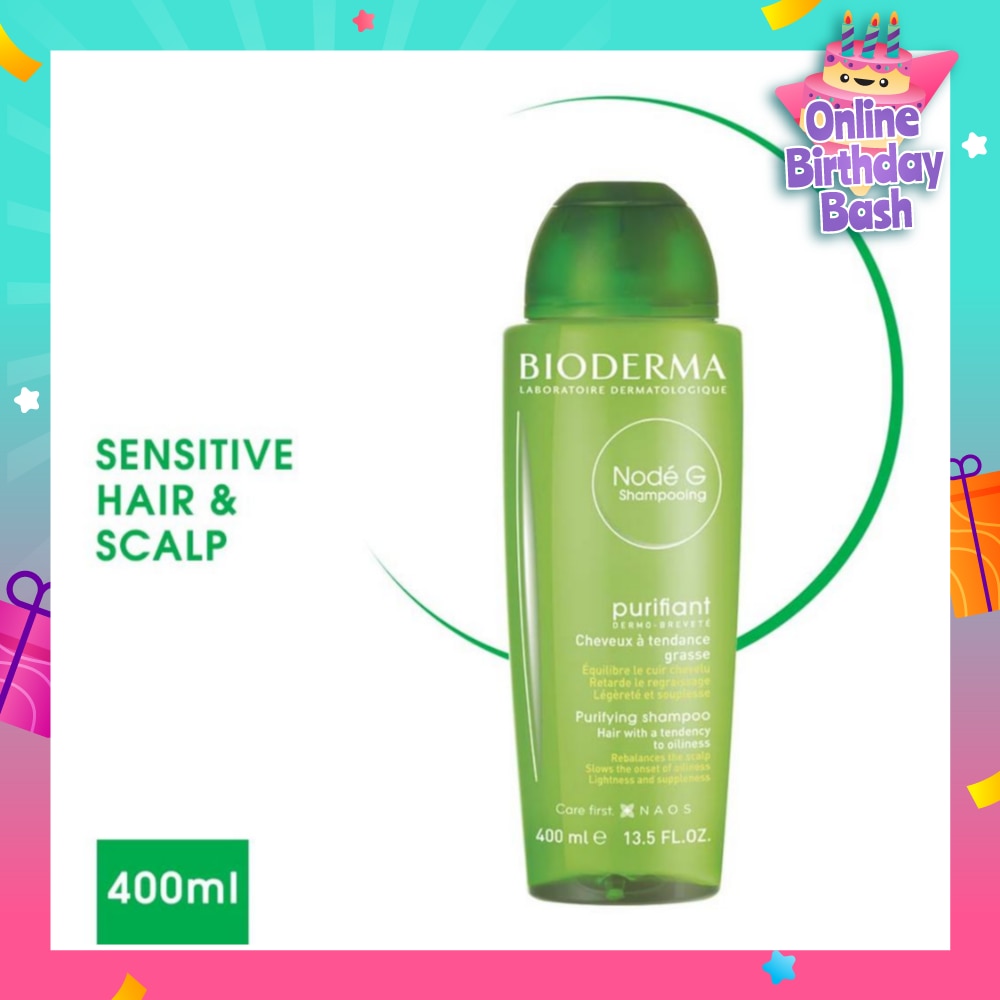Node G Shampooing Purifying Non-Detergent Shampoo (Oily Hair and Scalp) 400ml