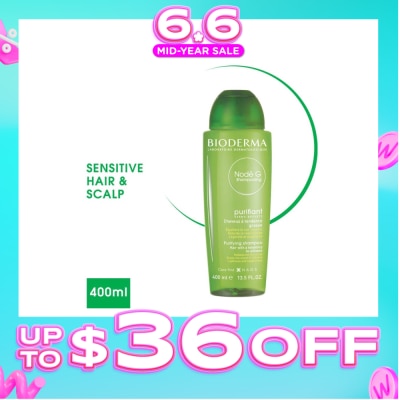 BIODERMA - Node G Shampooing Purifying Non-Detergent Shampoo (Oily Hair and Scalp) 400ml