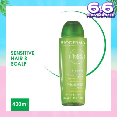 BIODERMA Node G Shampooing Purifying Non-Detergent Shampoo (Oily Hair and Scalp) 400ml