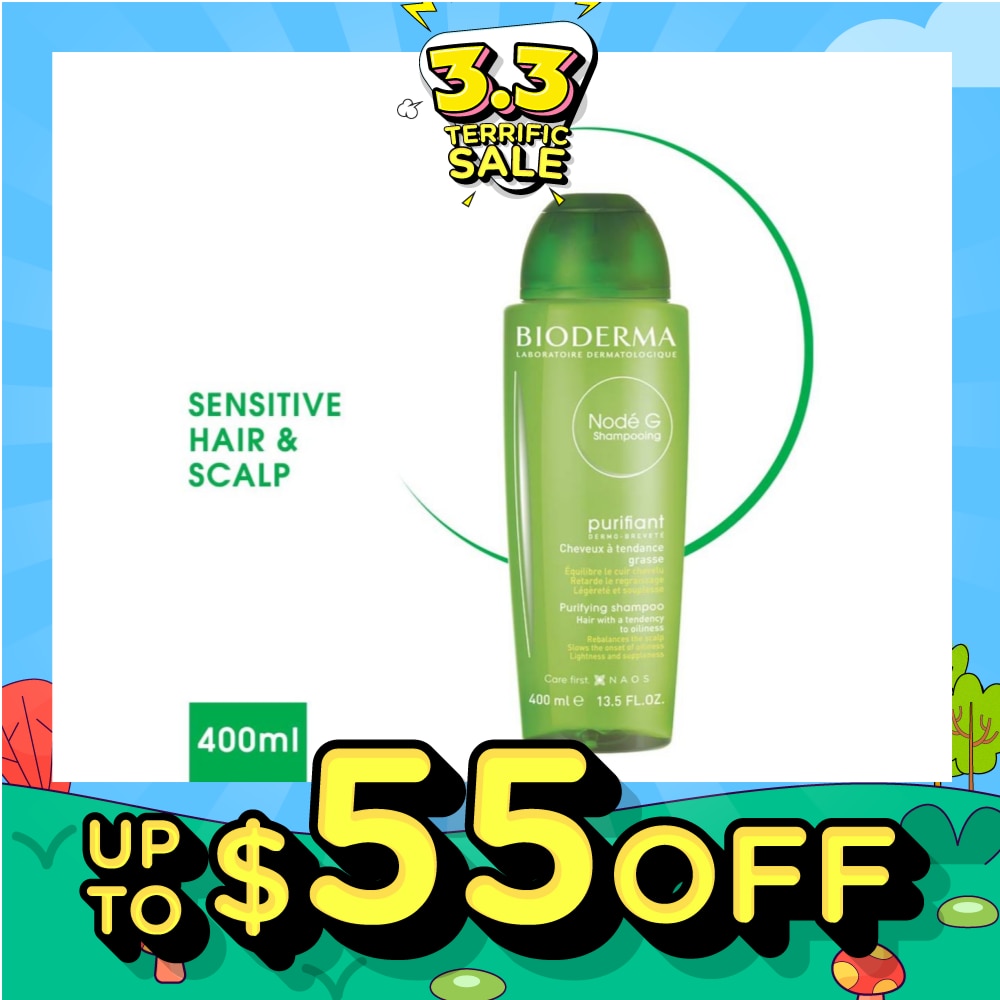 Node G Shampooing Purifying Non-Detergent Shampoo (Oily Hair and Scalp) 400ml