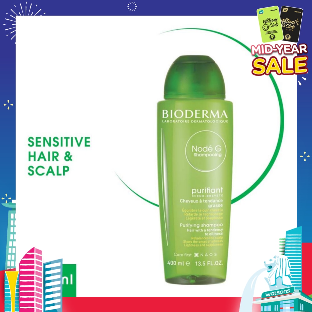 Node G Shampooing Purifying Non-Detergent Shampoo (Oily Hair and Scalp) 400ml