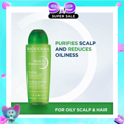 BIODERMA - Node G Shampooing Purifying Non-Detergent Shampoo (Oily Hair and Scalp) 400ml image