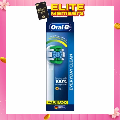 ORAL-B Precision Clean Brush Heads Refill 8s