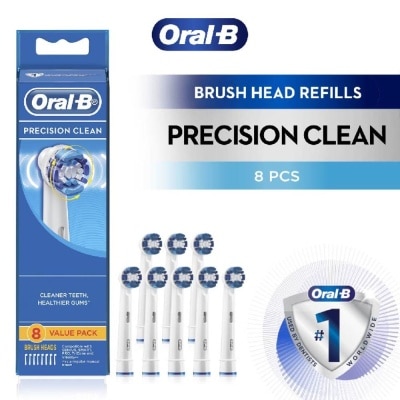 ORAL-B Precision Clean Brush Heads Refill 8s