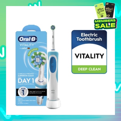 ORAL-B Power Rechargeable Toothbrush Vitality PRO CrossAction 1 Count