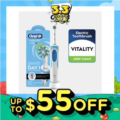 ORAL-B Vitality Deep Clean Electric Toothbrush 1s