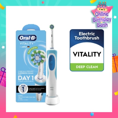 ORAL-B Power Rechargeable Toothbrush Vitality PRO CrossAction 1 Count