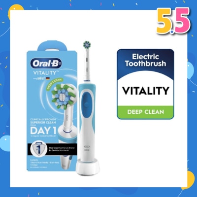 ORAL-B Power Rechargeable Toothbrush Vitality PRO CrossAction 1 Count