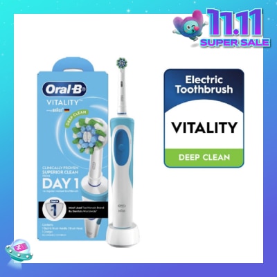 ORAL-B Power Rechargeable Toothbrush Vitality PRO CrossAction 1 Count
