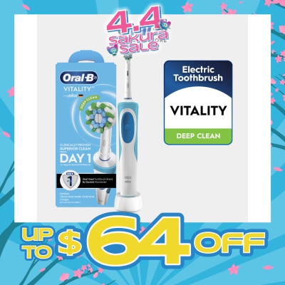 ORAL-B - Vitality Deep Clean Electric Toothbrush 1s